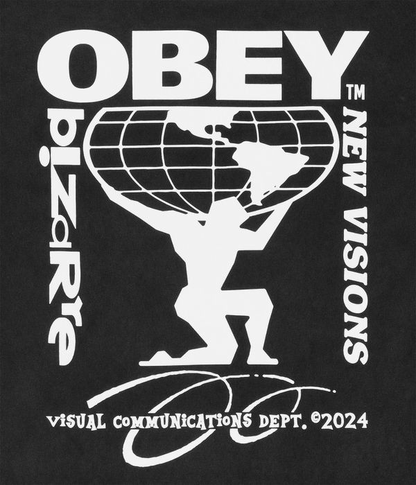 Obey Bizzar New Visions Longsleeve (pigment true vintage black) online kaufen | skatedeluxe