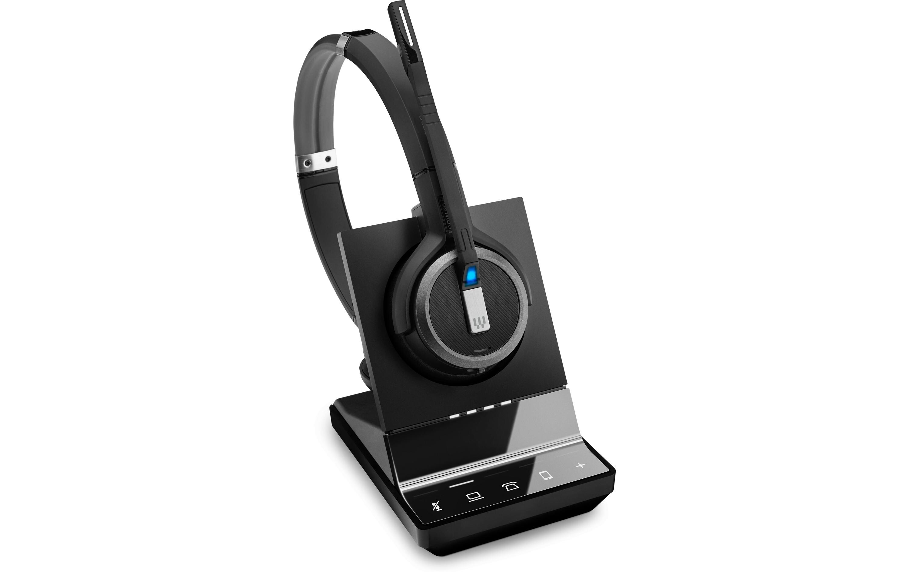 Headset IMPACT SDW 5066 Stereo, Basisstation, UC<br>Kabelloses DECT-Headset mit Basisstation für die Triple-Konnektivität