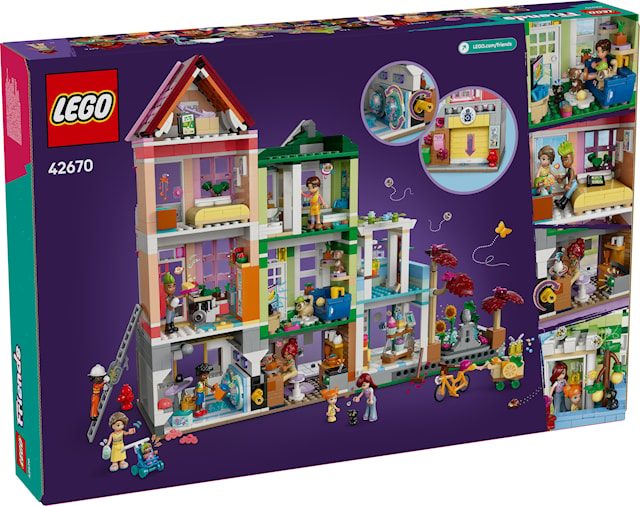 Leiligheter og butikker i Heartlake City LEGO® Friends (42670)