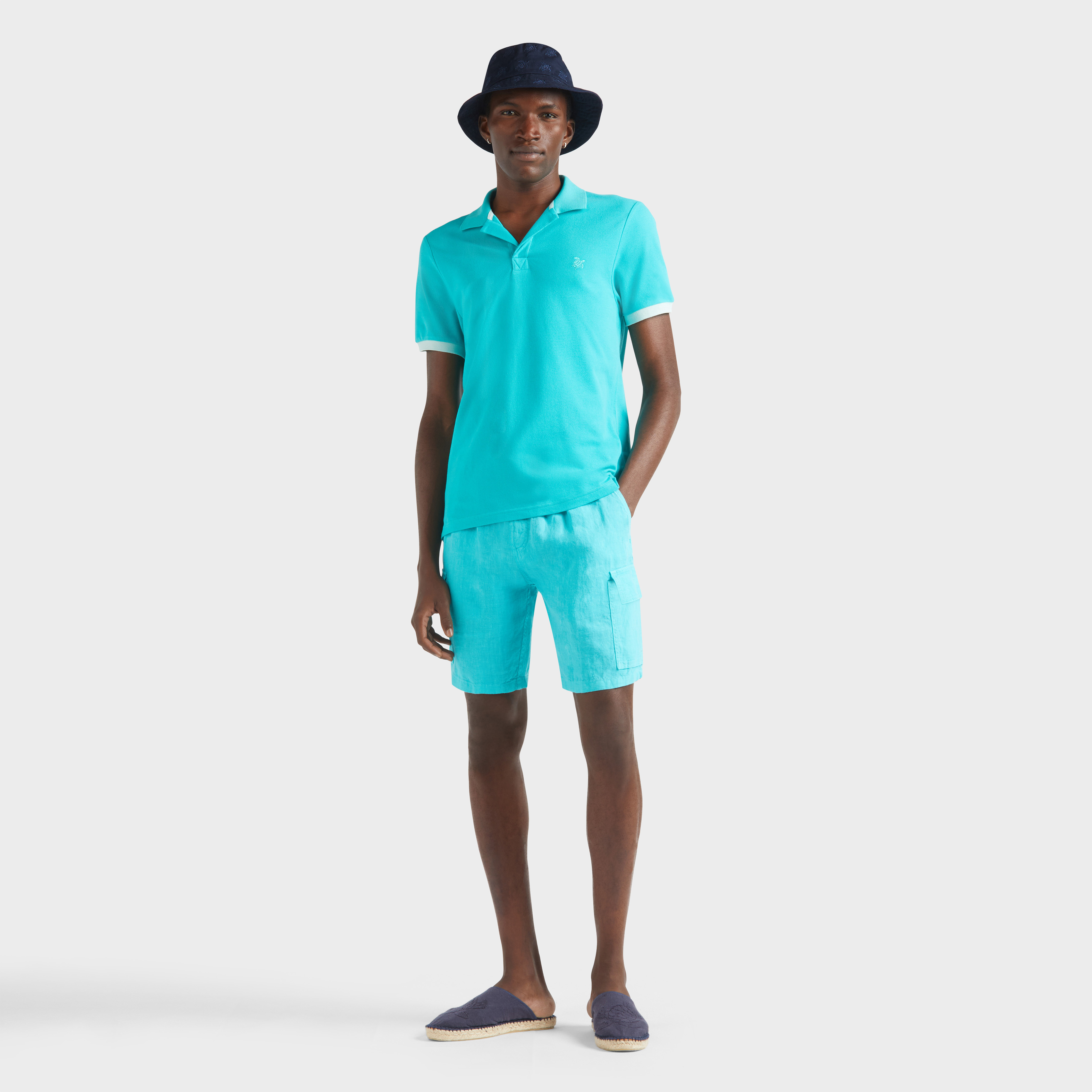 Polo en Piqué Coton Organique Homme Uni