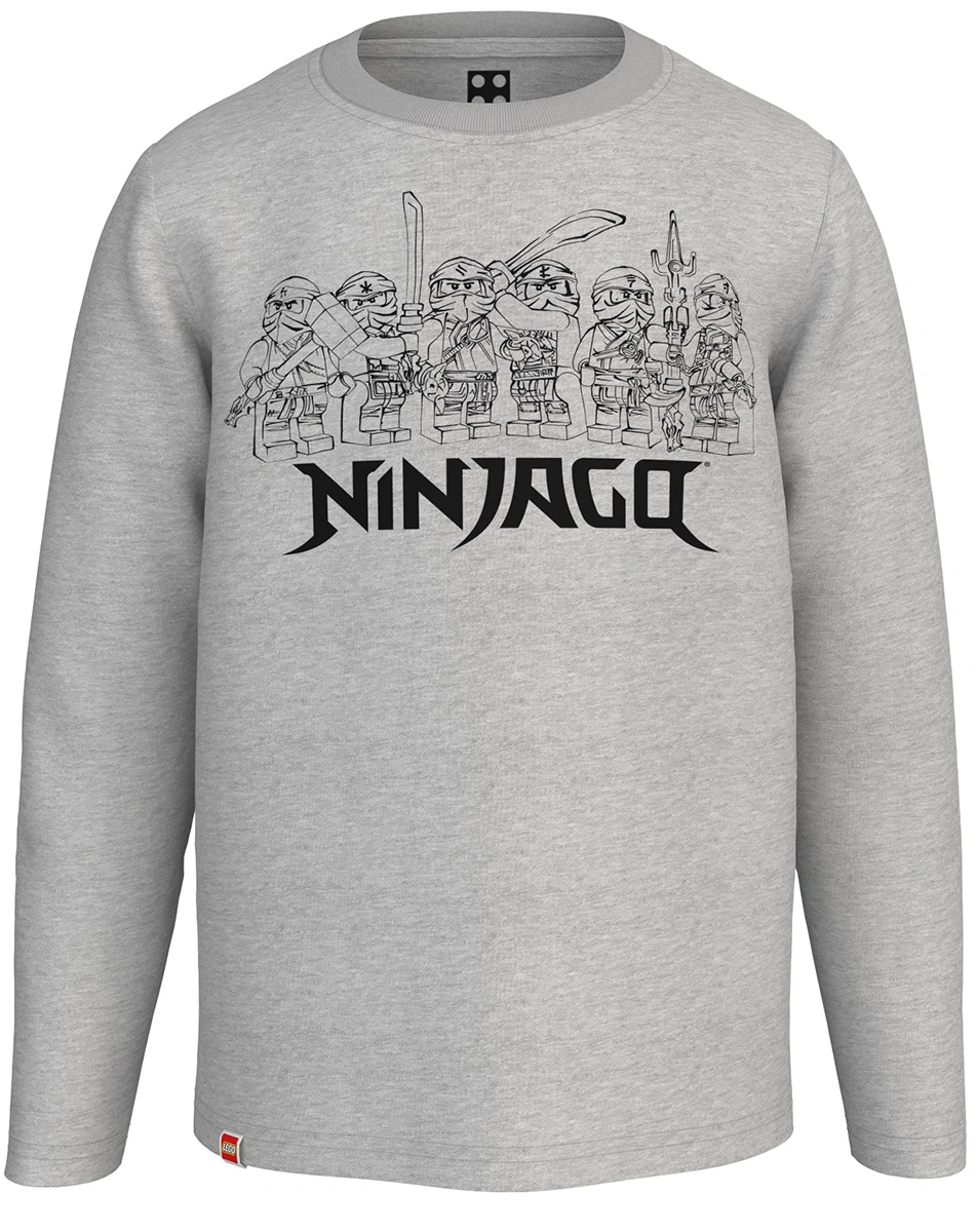 Langarmshirt M12010657 in grey melange