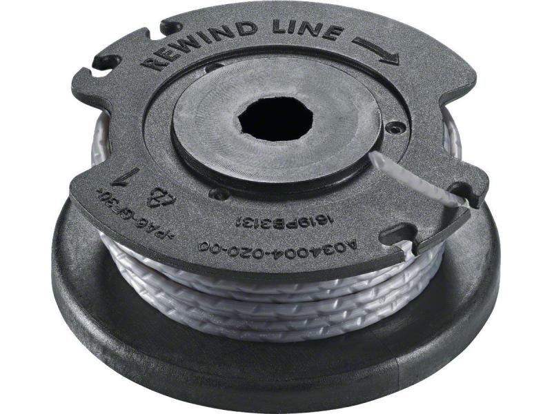 Bosch Fadenspule EasyGrassCut 23 & EGC 26 4 m x 1.6 mm Ersatzfaden für Rasentrimmer