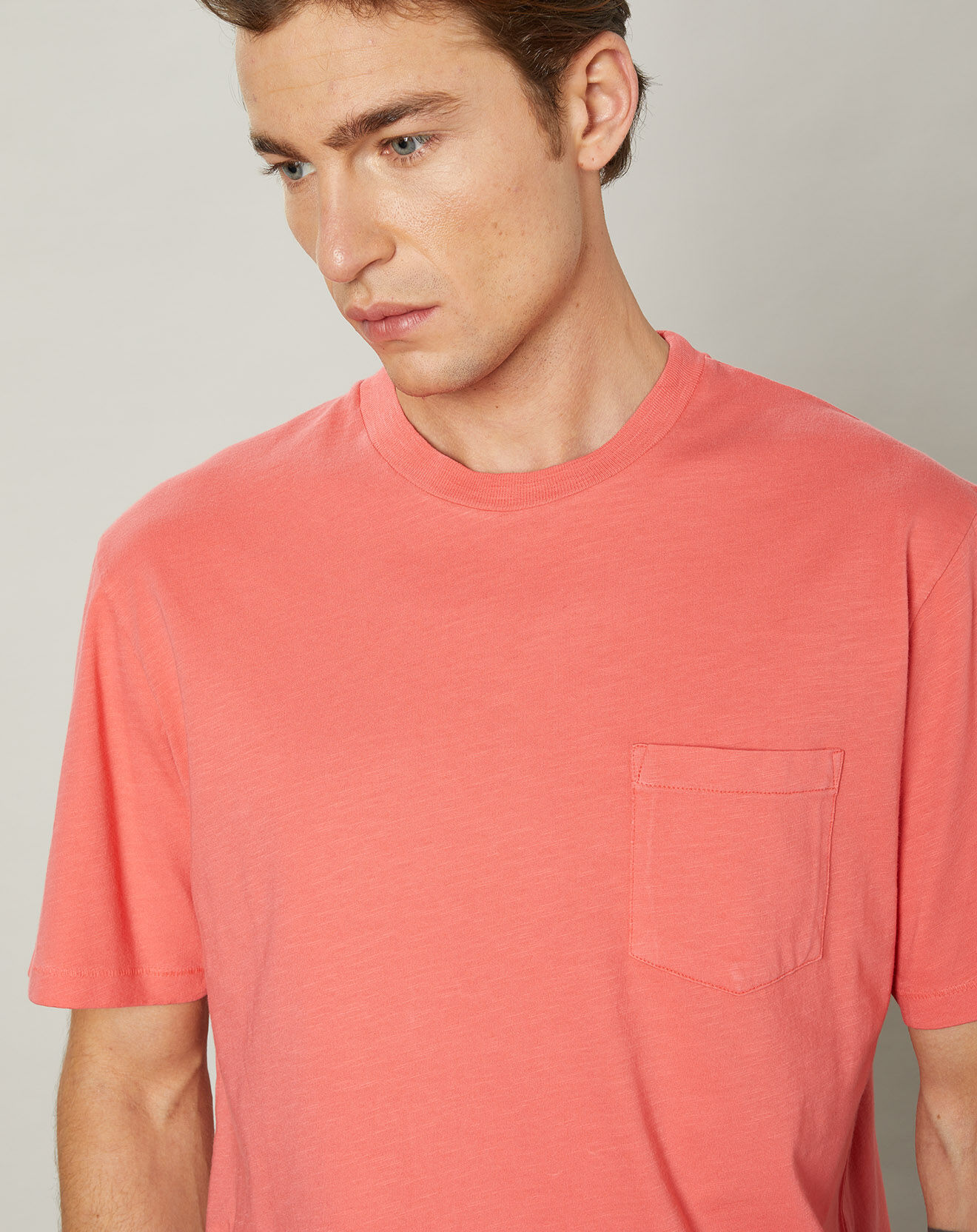 Hartford T-Shirt Pocket Crew rouge