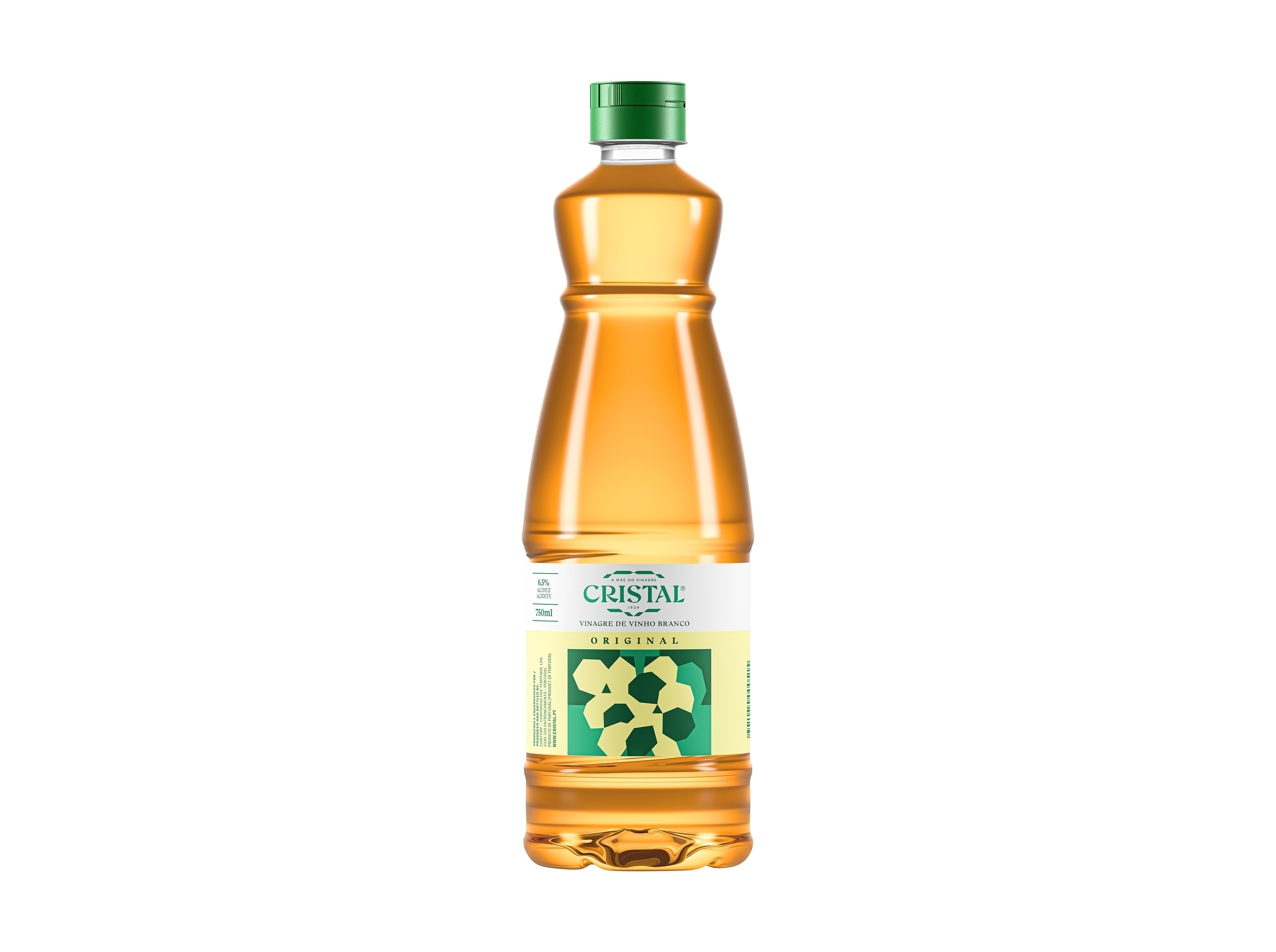 VINAGRE VINHO BRANCO CRISTAL 750ML