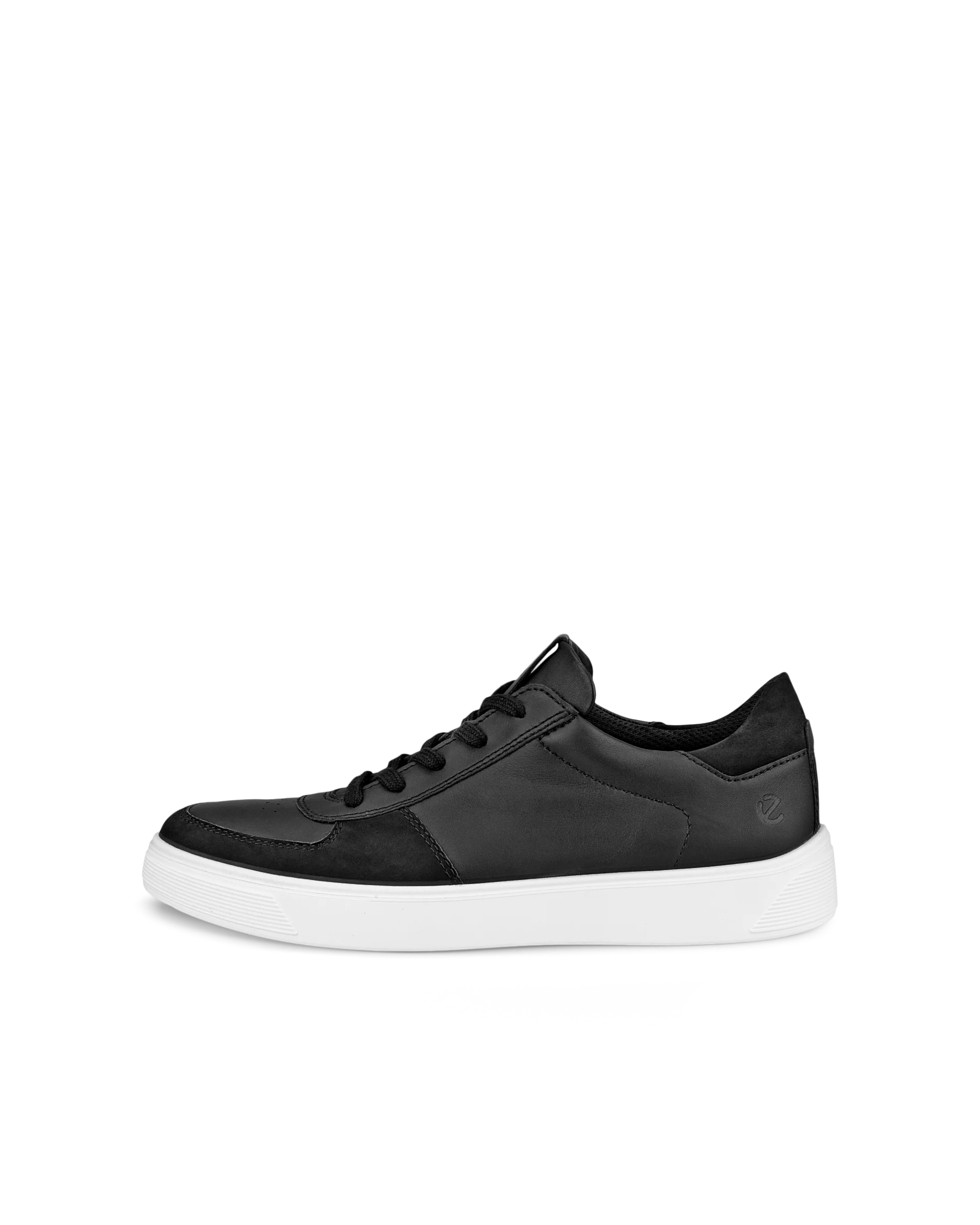 ECCO STREET TRAY M Herren Ledersneaker Schwarz