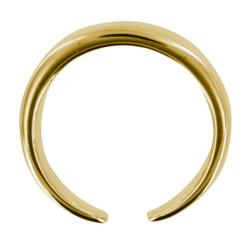 Bague Plaqué Or Anneau Large