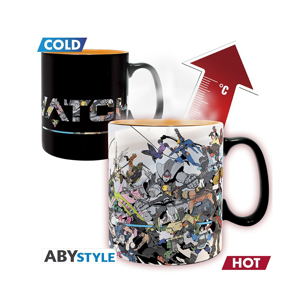 Overwatch - Mug Heat Change Héros