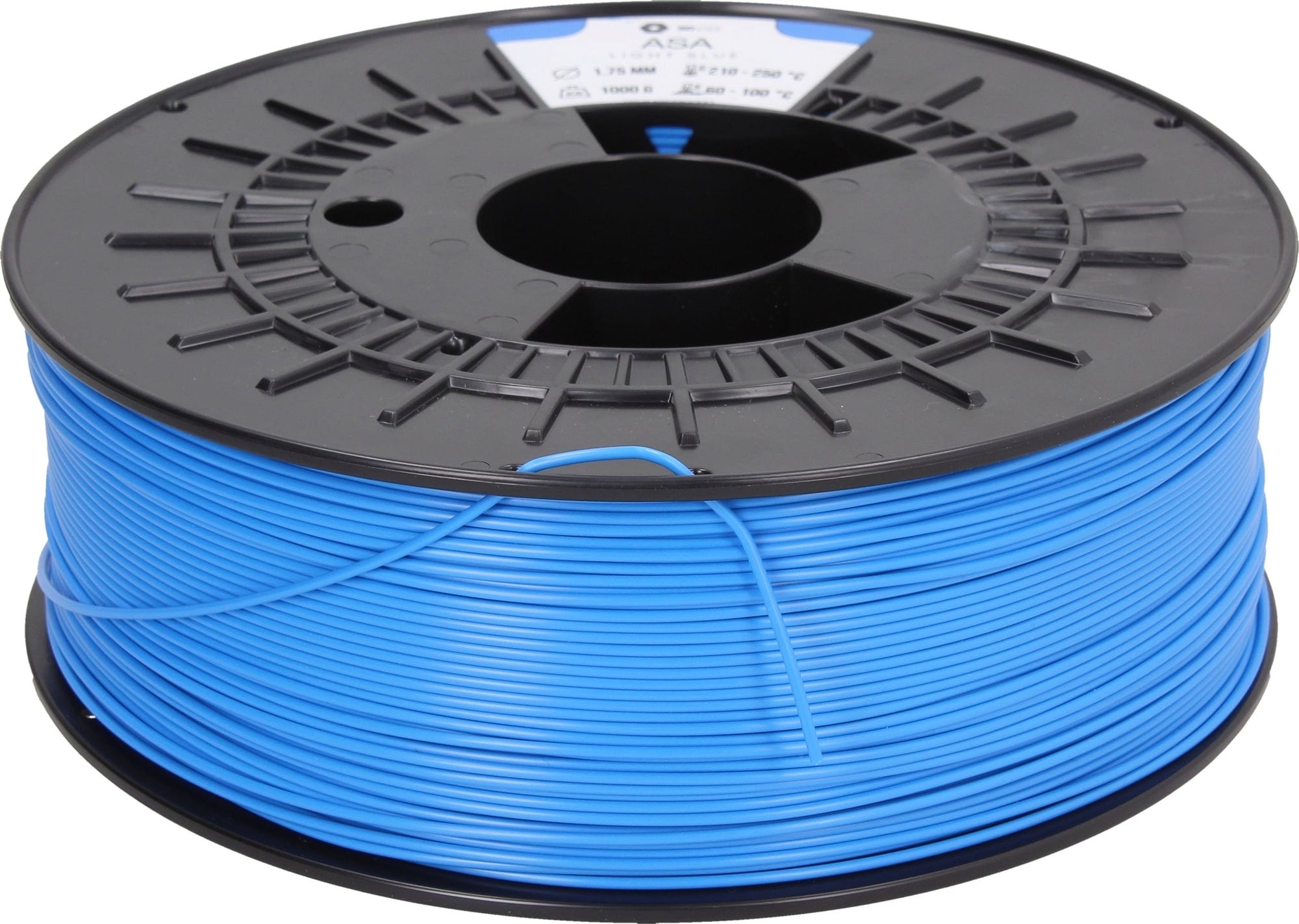 3DJAKE  ASA Hellblau, 1,75 mm / 1000 g    Witterungs- und UV-beständiges ASA Filament in Hellblau