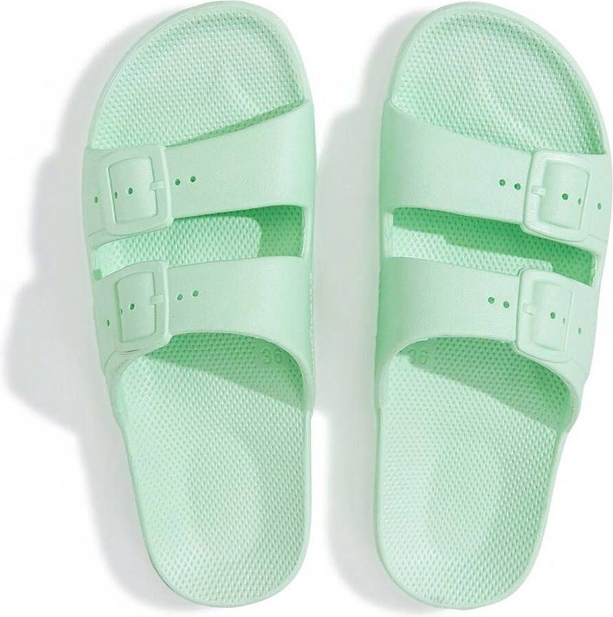 Freedom Moses slippers groen Kunststof Effen 30 31