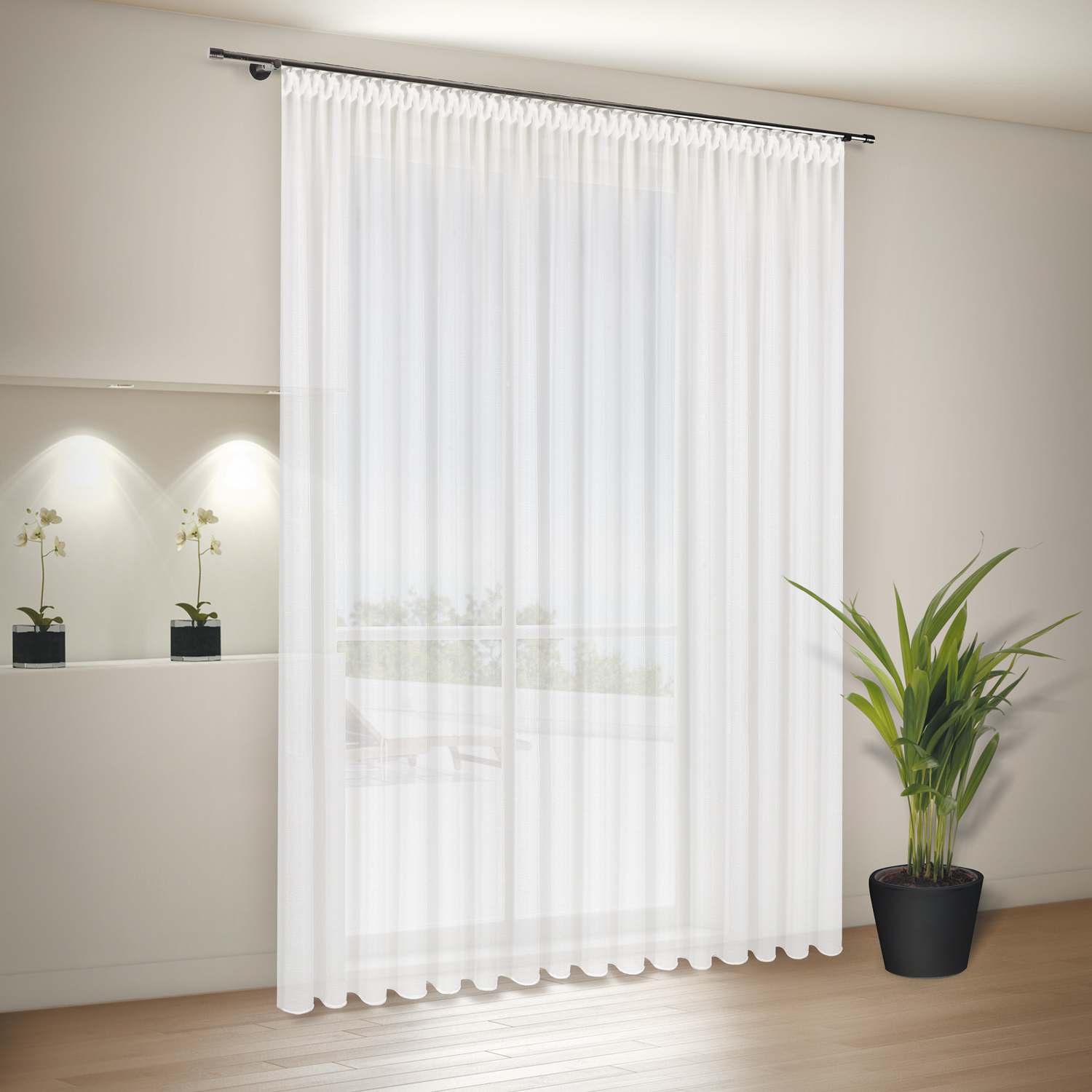 Store - weiß - 450x245 cm