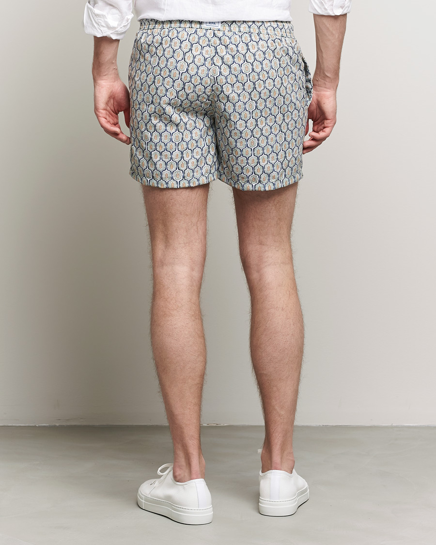 Ripa Ripa Leaf Printed Swimshorts Light Green