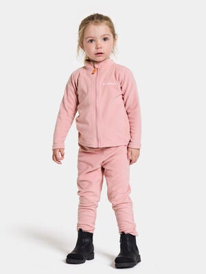 Didriksons Monte Fleecejakke, Soft Pink