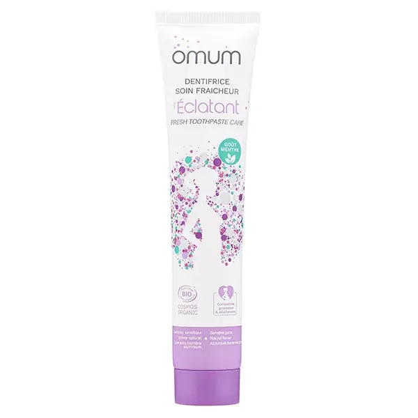 Omum L'Éclatant Pasta de Dentes Orgânica Fresh Care 75ml