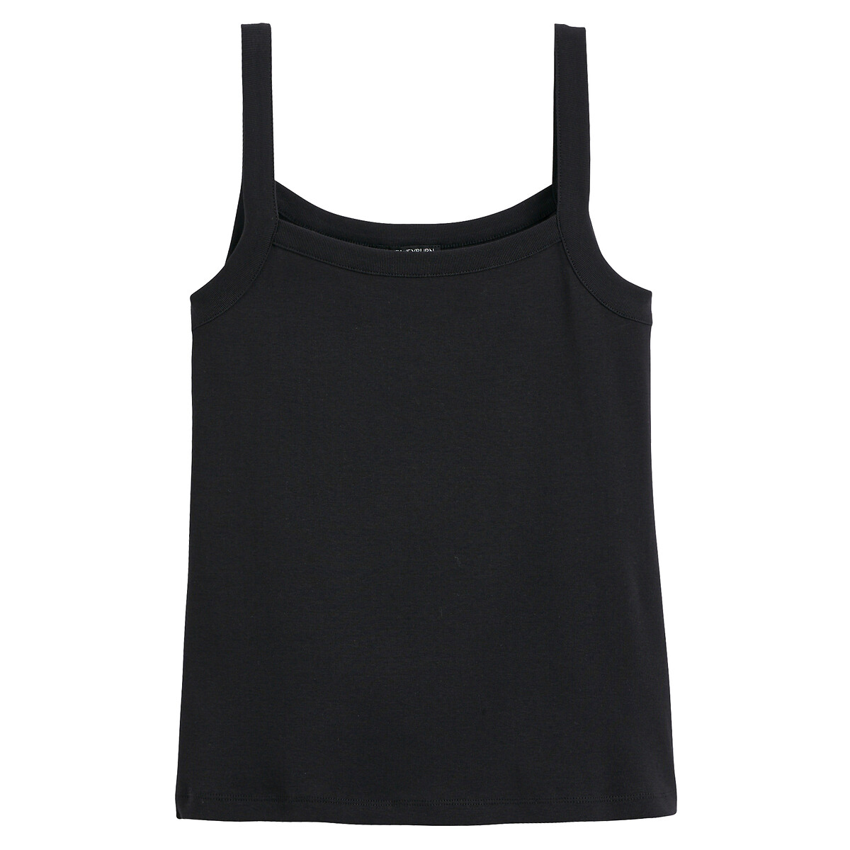 ANNE WEYBURN<br>Regata com decote quadrado, puro algodão penteado