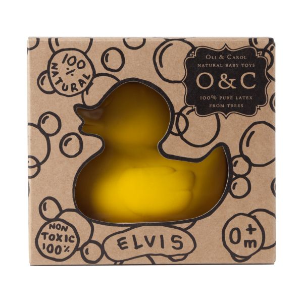 Oli & Carol Monochrome Badeendje Yellow