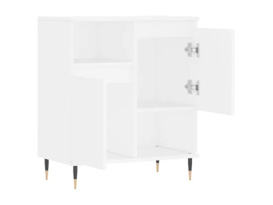 Buffet Blanc 60x35x70 cm Bois d'ingénierie