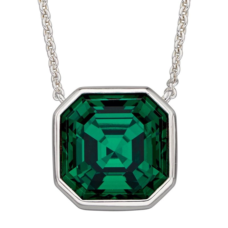 Collier cristal en argent 925/1000