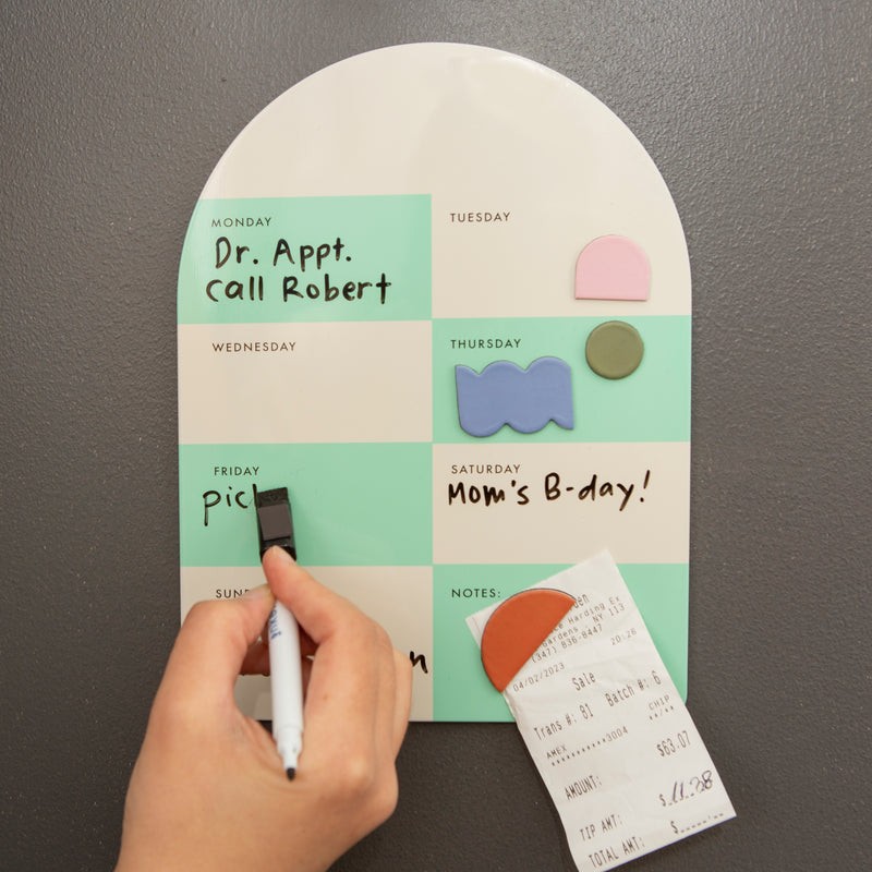 Magnetic Memo Board Green