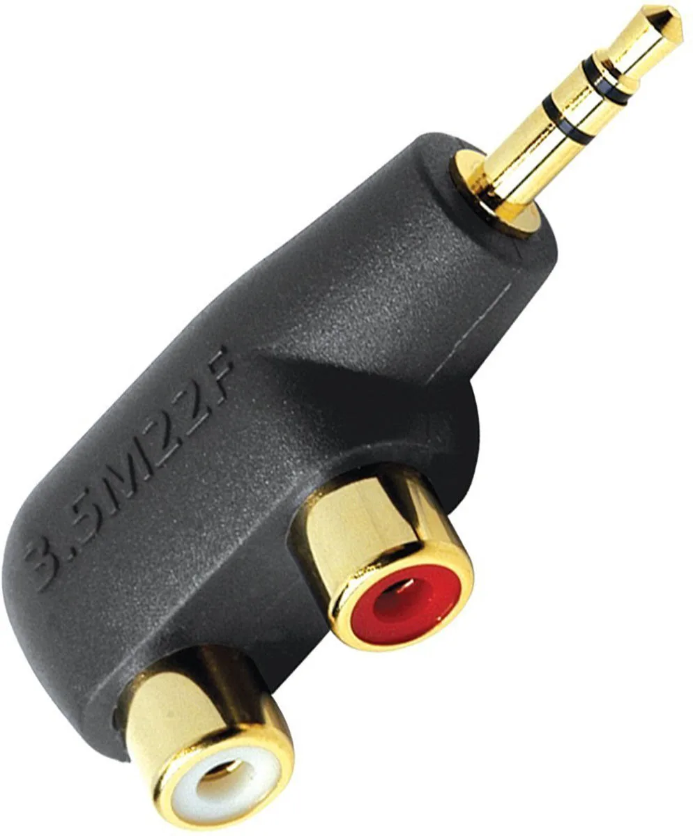 Audioquest Mini jack mâle / 2 RCA femelle Adaptateurs audio