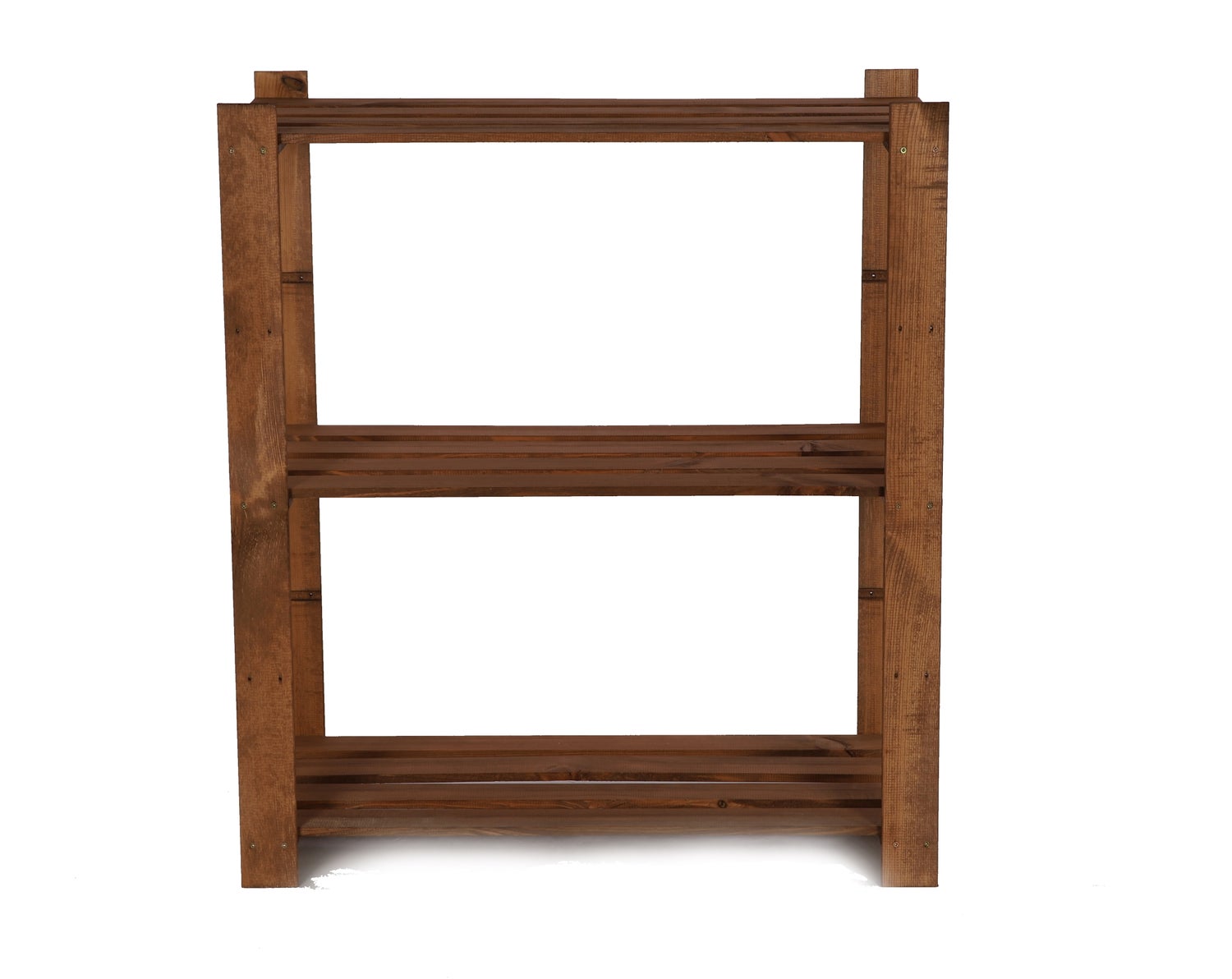 PROREGAL Houten Plank Pinepeak HxBxD 90 x 80 x 38 cm 3 Planken 1,2 cm Dik Dennenhout Bruin