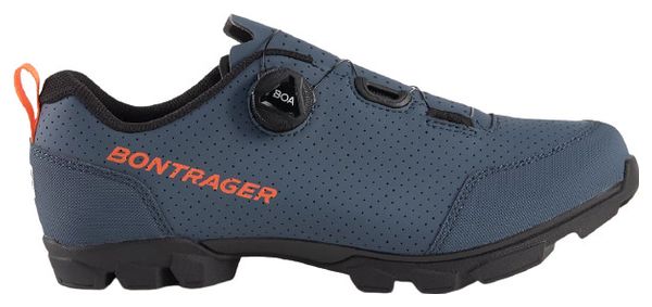 Chaussures Bontrager Evoke Bleu Cuirassé / Orange