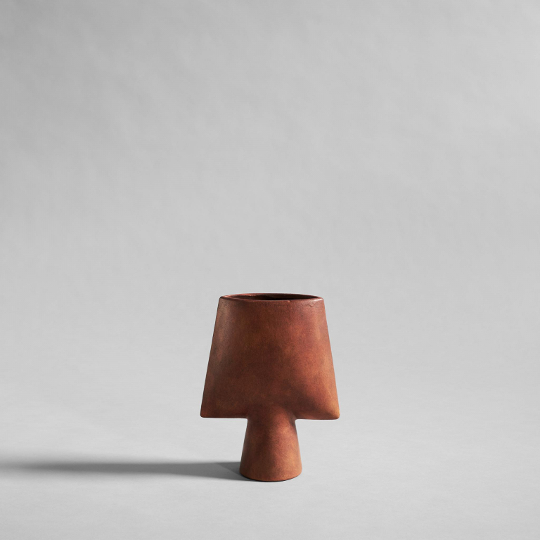 101 Copenhagen Sphere Square mini vaas terracotta