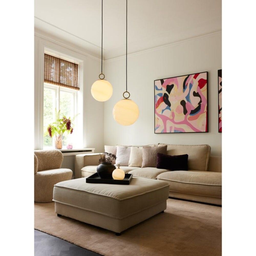 PENDEL HALO DESIGN STOCKHOLM Ø30 MARMOR BRUN