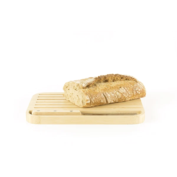Planche à pain 29 x 20 cm et couteau Pebbly