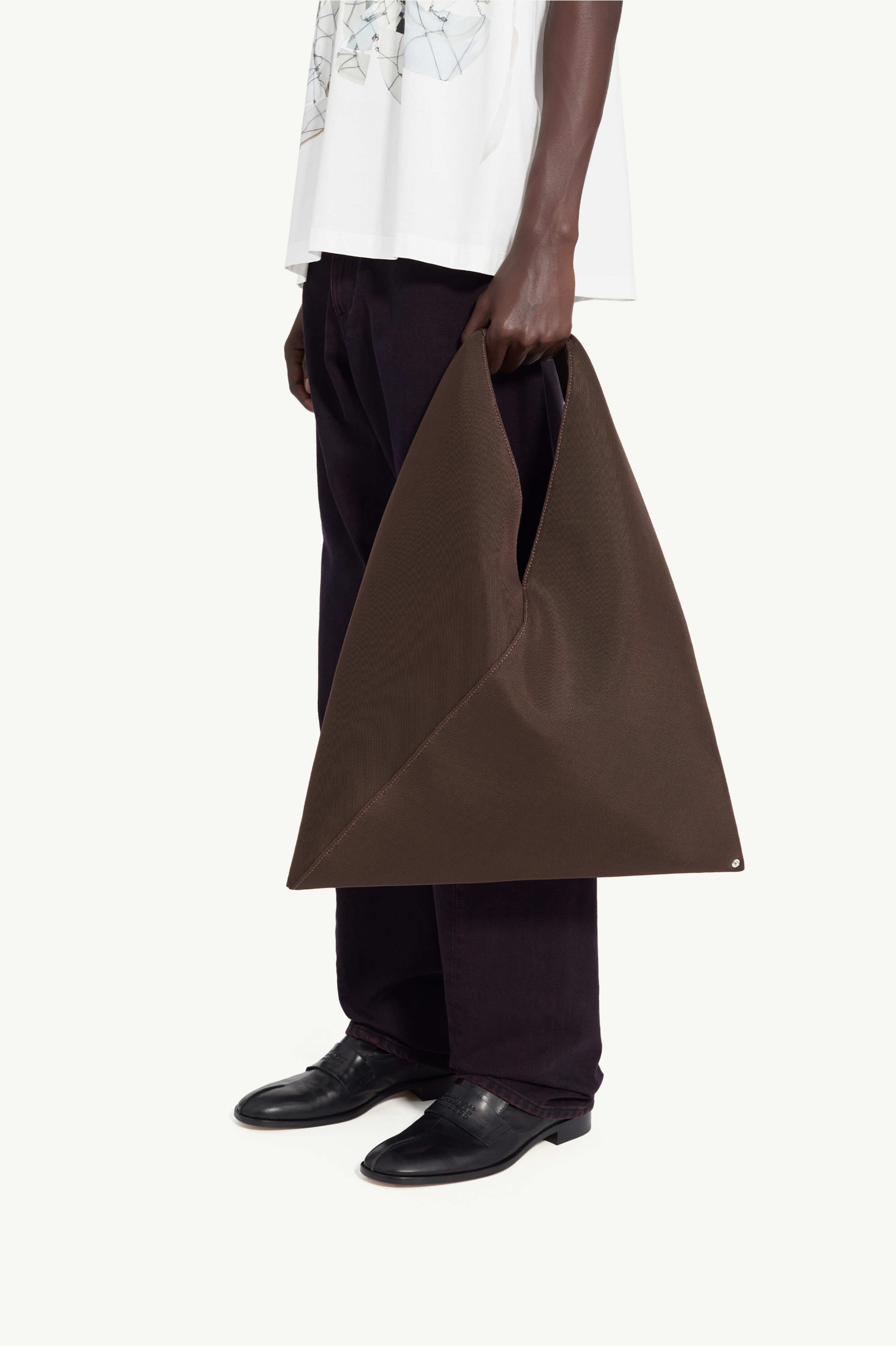 Sac à bandoulière Japanese bag classic pour femme | MM6 Marron