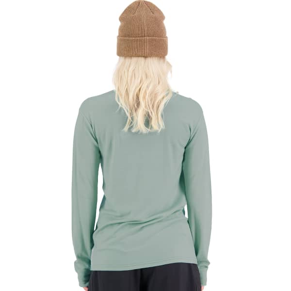 T-shirt thermique MONS ROYALE W YOTEI BF LS GLACIER/DEW