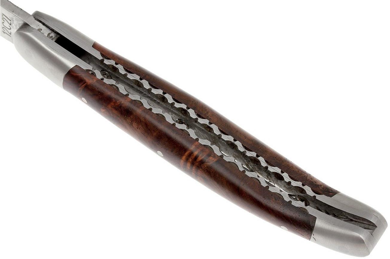Laguiole en Aubrac 12cm Double Plates, palissander handgevijld, L0712LPI-FSB1