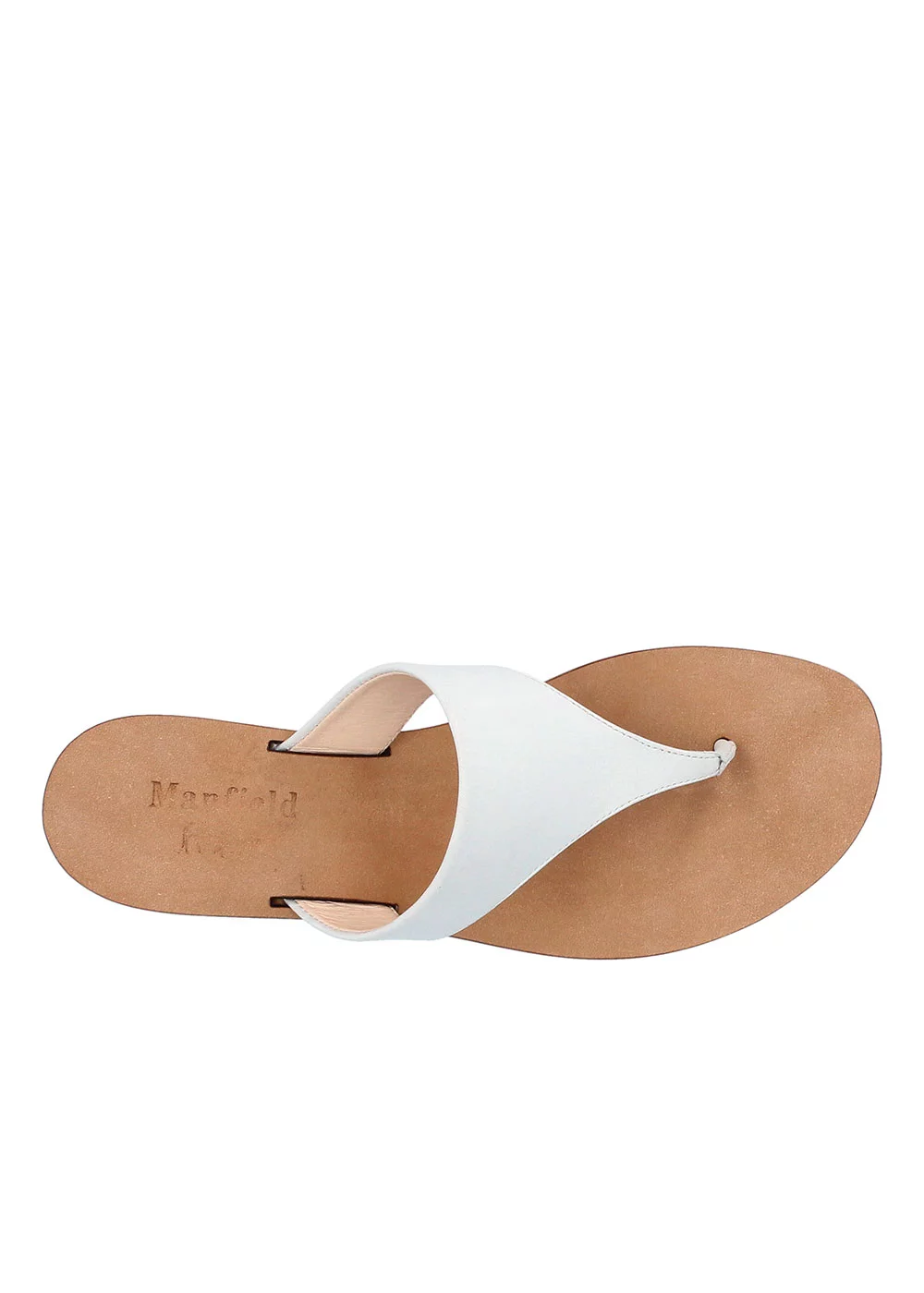 ENTREDOIGT DUNSTABLE CUIR BLANC