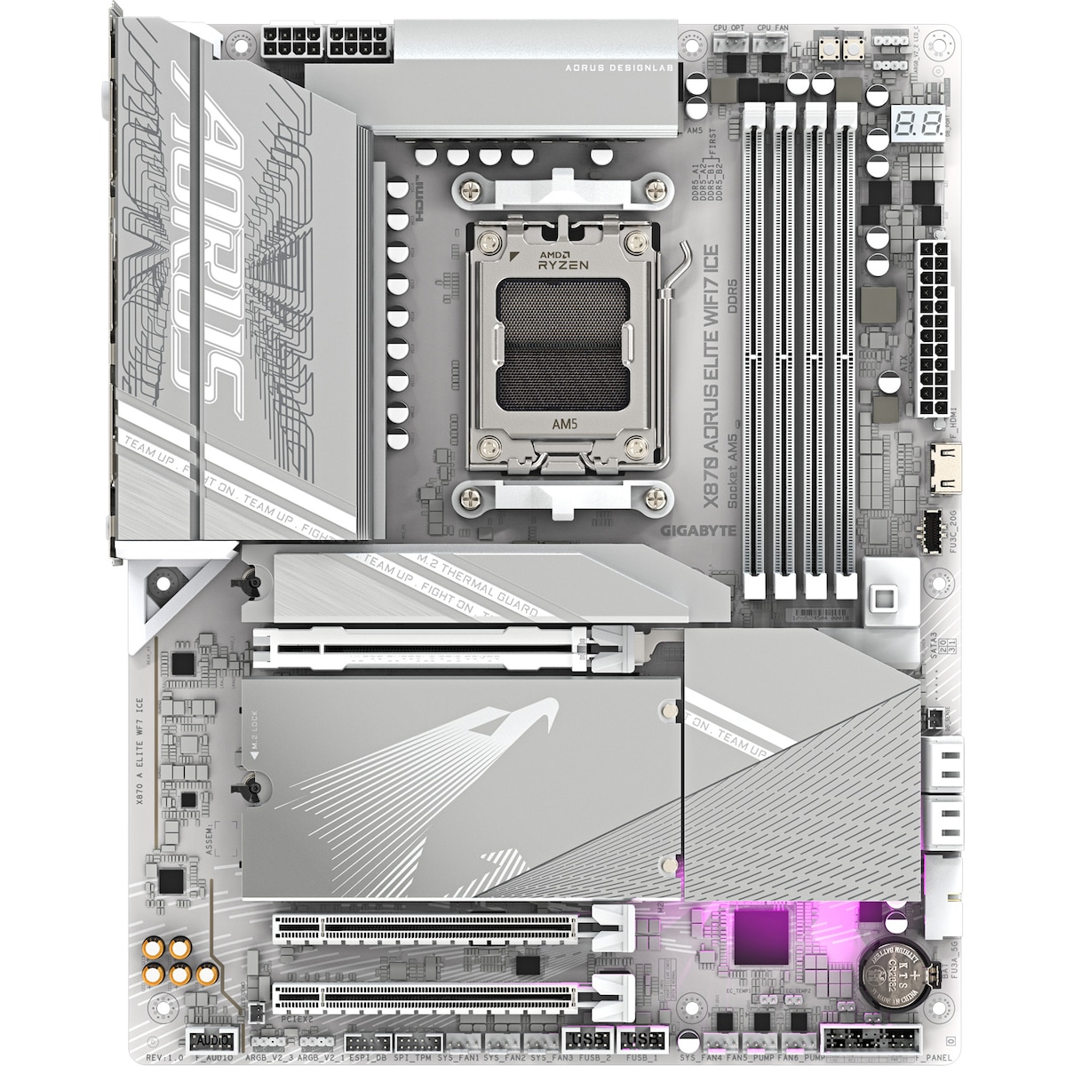 GigaByte X870 AORUS ELITE WIFI7 ICE hovedkort