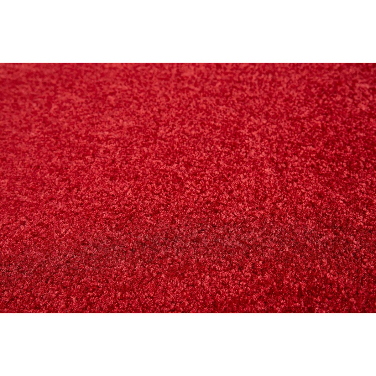 HOMCOM Fußmatte mit Gummiumrandung und rutschhemmende Rückseite rot 150 x 90 x 0,7 cm