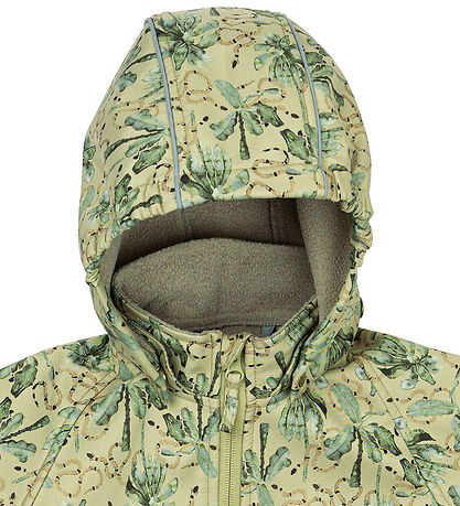 Mikk-Line Softshelljacke m. Fleece - Recycelt - Grau Green m. Pr