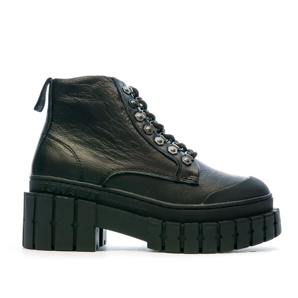 No Name Boots Noir Simili Femme No Name Kross Low