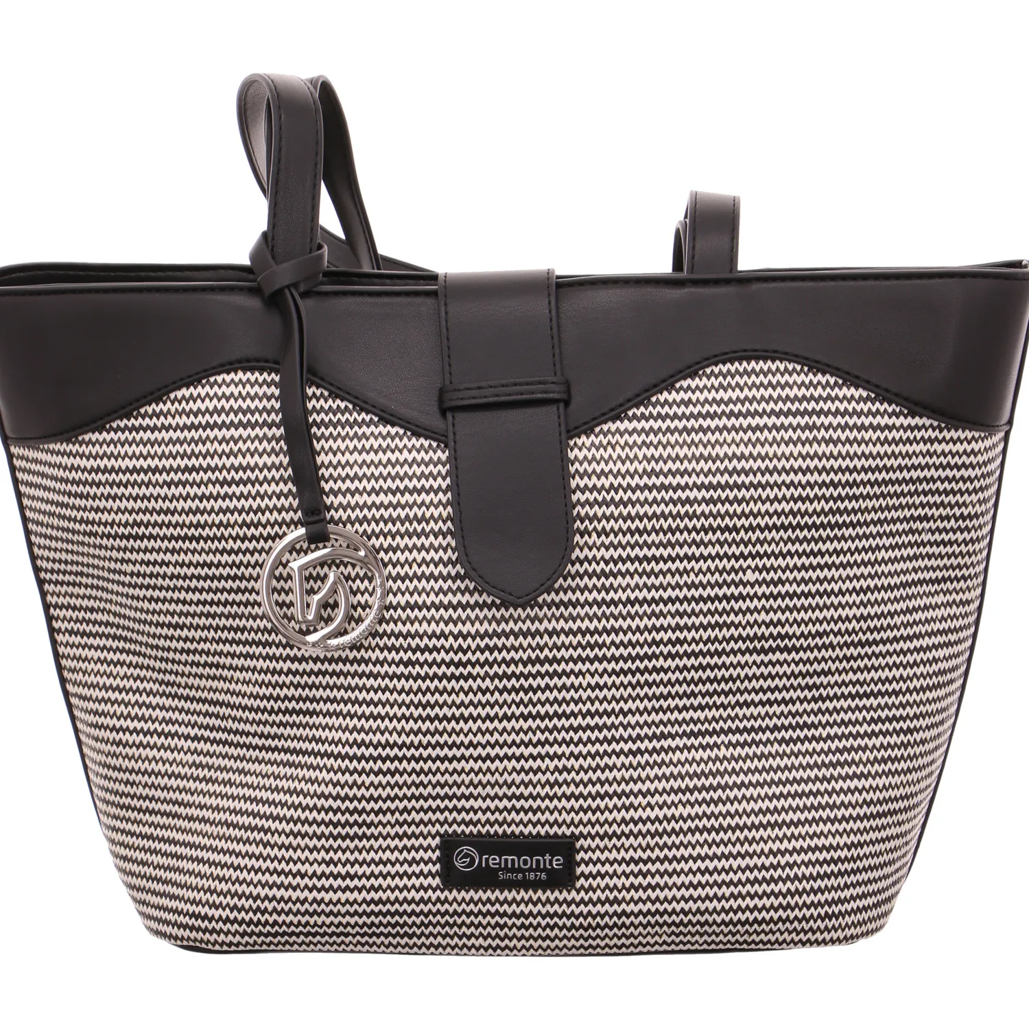 REMONTE Shopper Schwarz Lederimitat