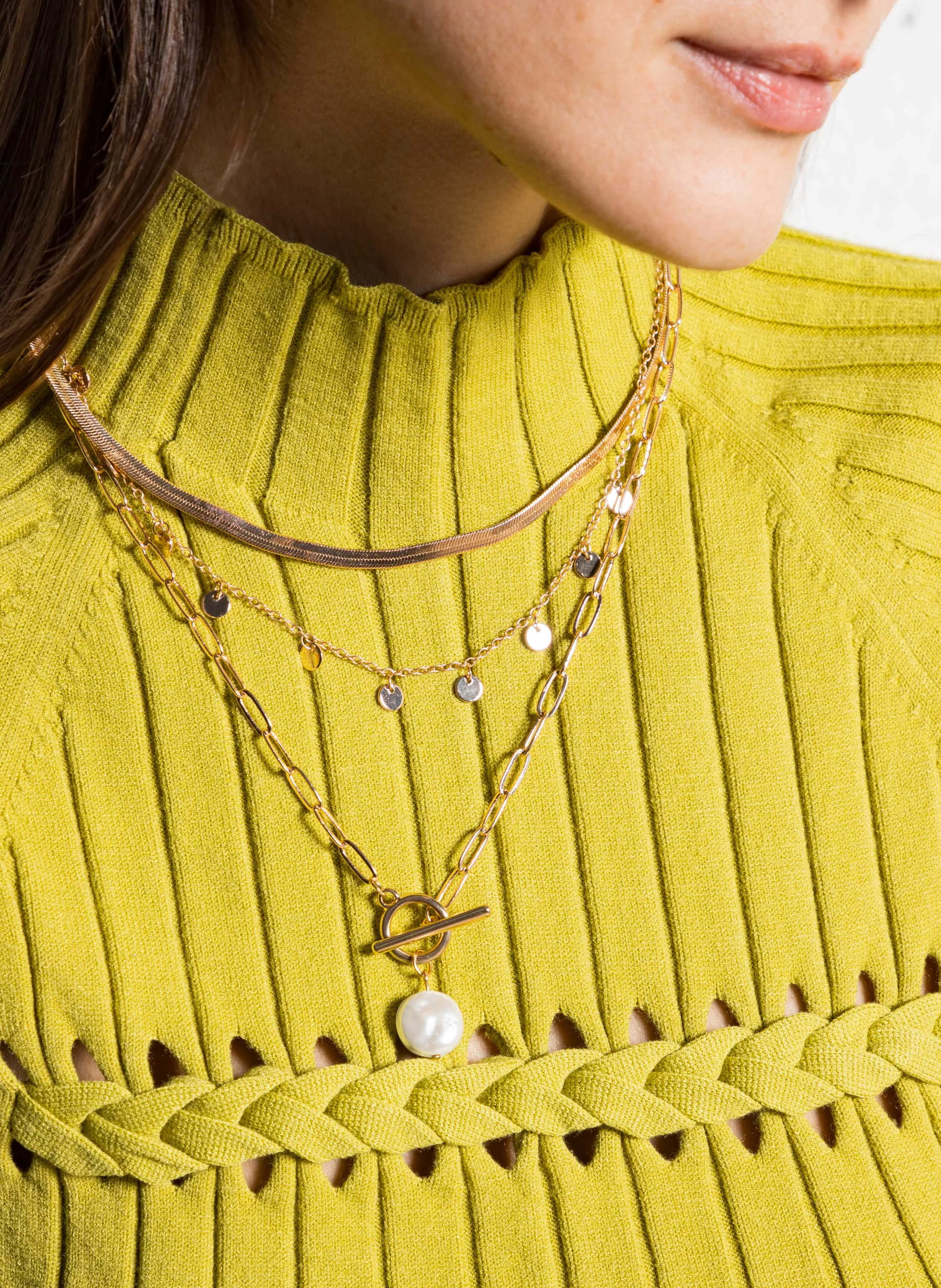 Collier multi rangs | Doré