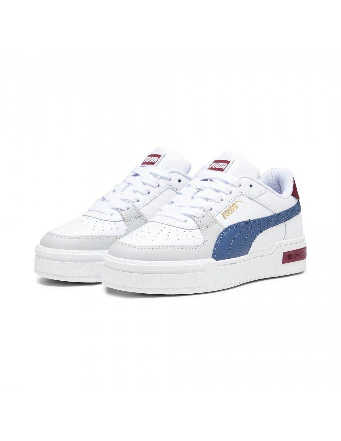 puma Sneakers mixte ca pro block jr blanc/bleu/rouge