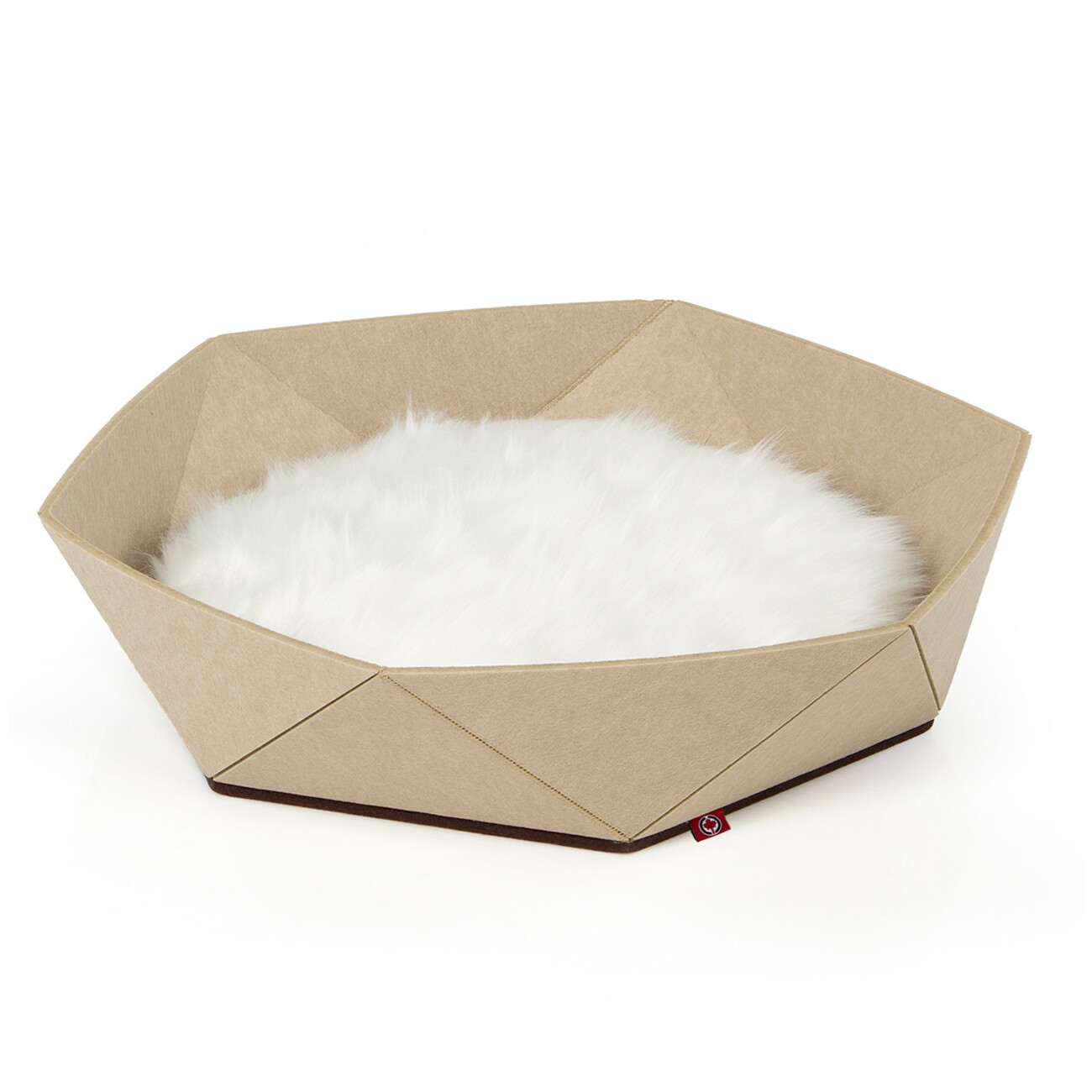 Canadian Cat Company Filz-Katzenkorb Zoey beige