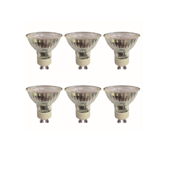Handson LED spot GU10 1,9W=25W 145lm warm wit 6 stuks