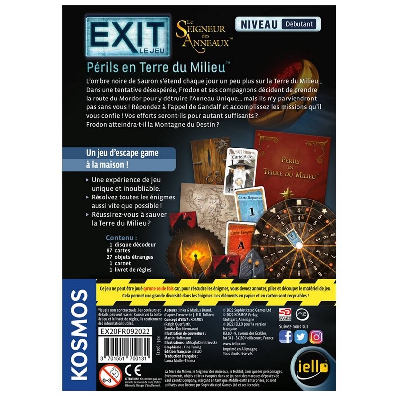 EXIT - Périls en Terre du Milieu