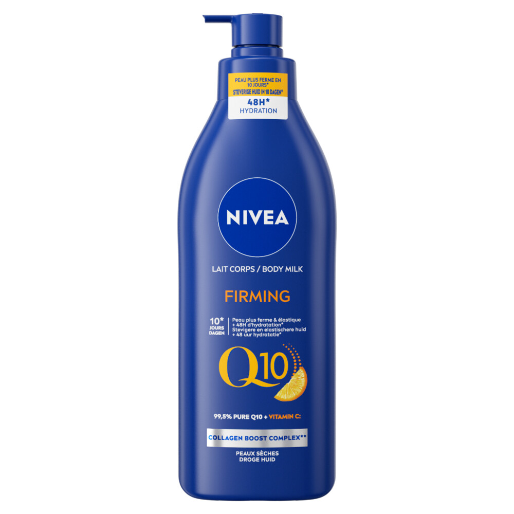 6x Nivea Bodymilk met Pomp Q10 Verstevigend400 ml