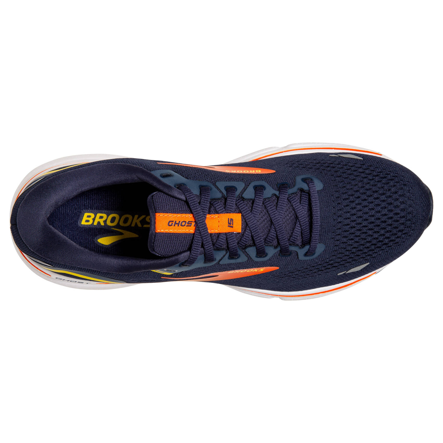 Brooks| Herren Laufschuhe GHOST 15 marine/rot