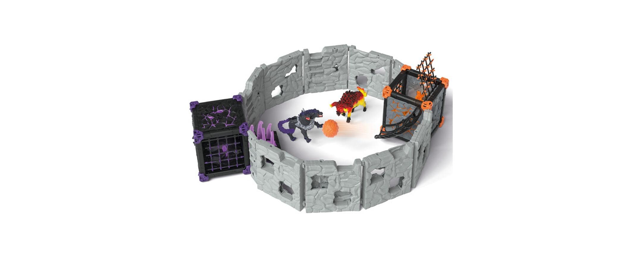 Spielfigurenset BattleCave Arena: Lava vs. SchattenDetailreiches Spielset für spannende Abenteuer