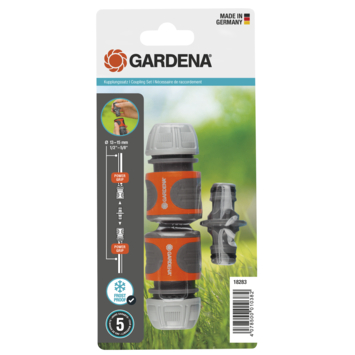 Gardena koppelingsset kunststof 13 mm 1/2 inch