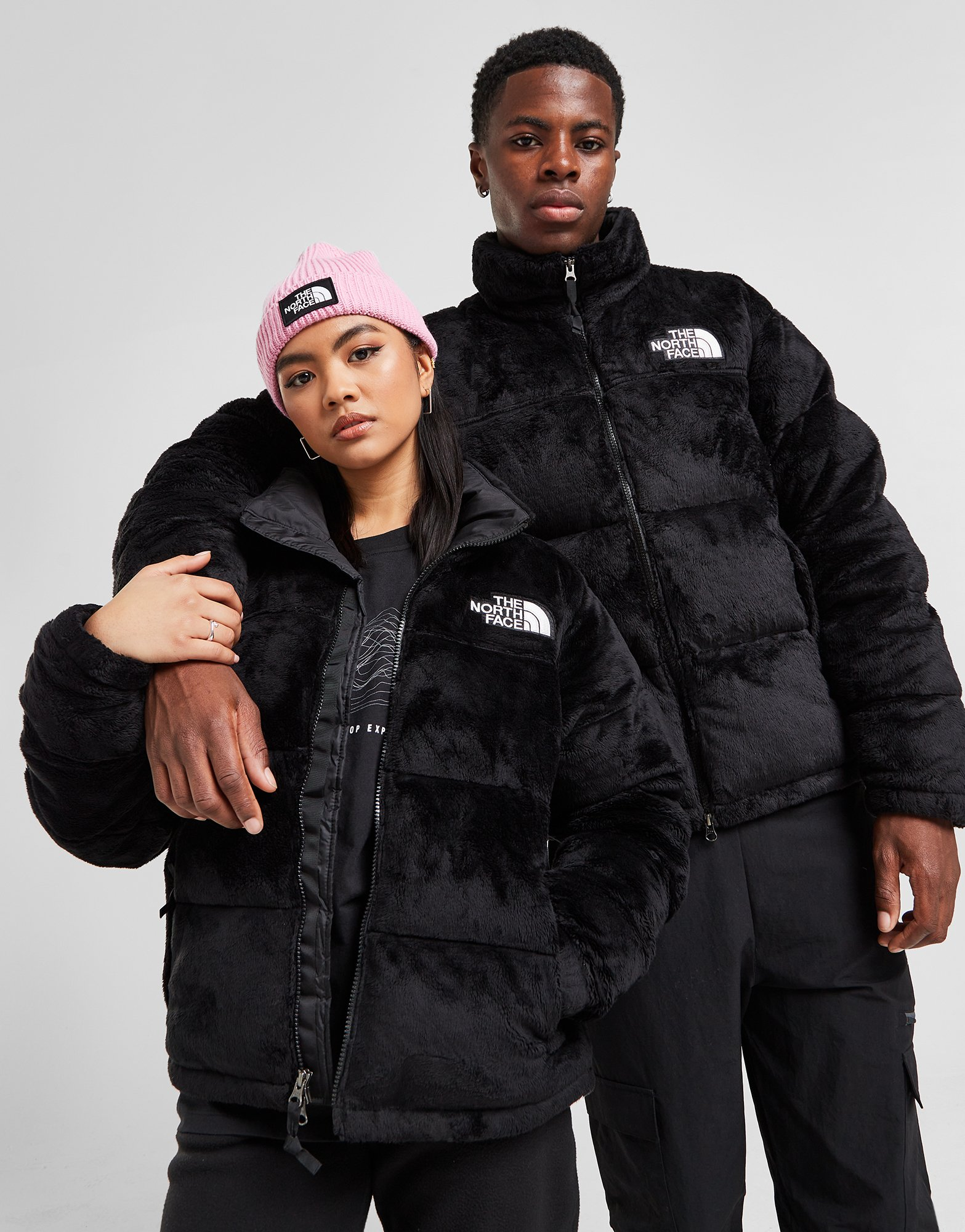 The North Face Veste Nuptse Velours Femme