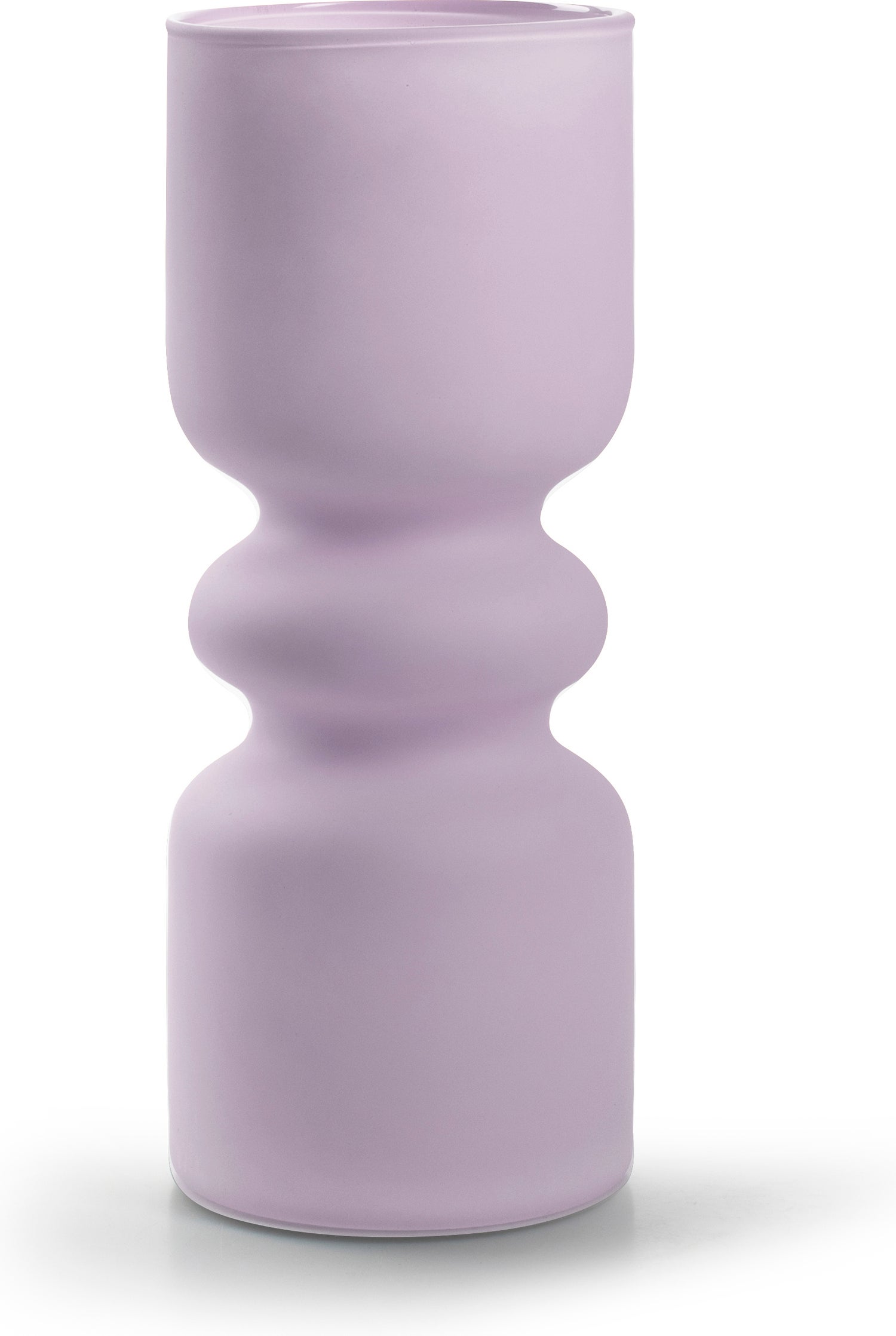 Jodeco vaas Funny paars D 10 H 25 cm