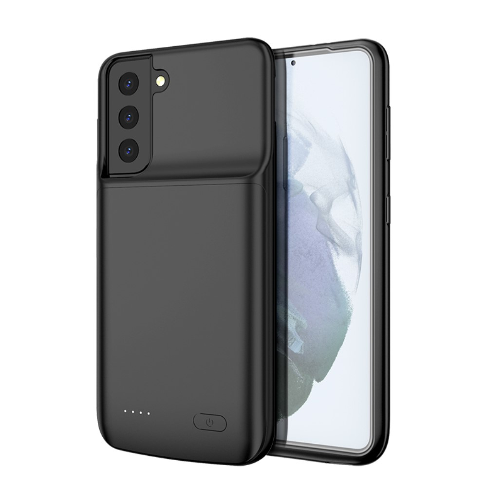 Samsung Galaxy S21 5G Backpack Akku Case (4800mAh) Schutzhülle - Schwarz