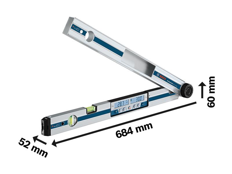 Bosch Professional Winkelmesser GAM 270 MFL Professional Digitales Messgerät